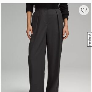 New Lululemon Wide-Leg Trouser Pants